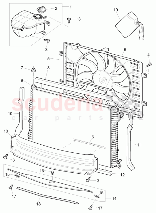 Part Diagram for Bentley 3W0 121 205 E