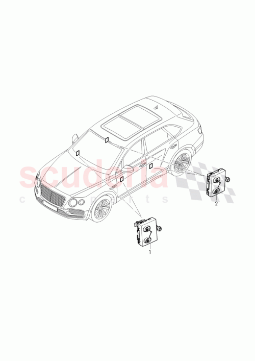 Part Diagram for Bentley 4M0 959 792 E