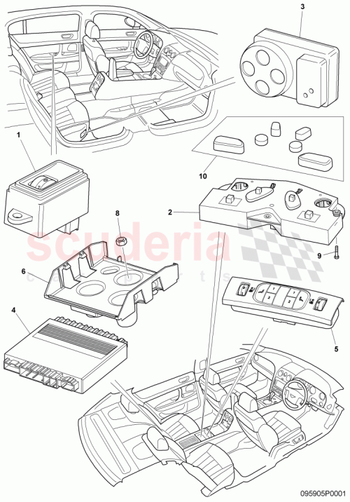 Part Diagram for Bentley 3D0959115C