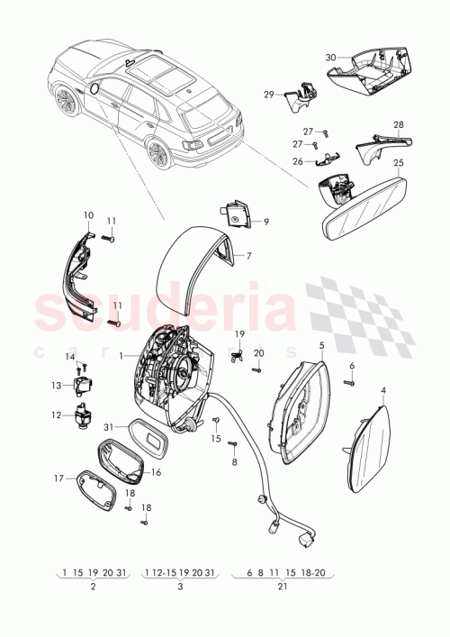 Part Diagram for Bentley 36C 857 218