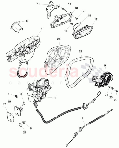 Part Diagram for Bentley 3Y0 837 165 D