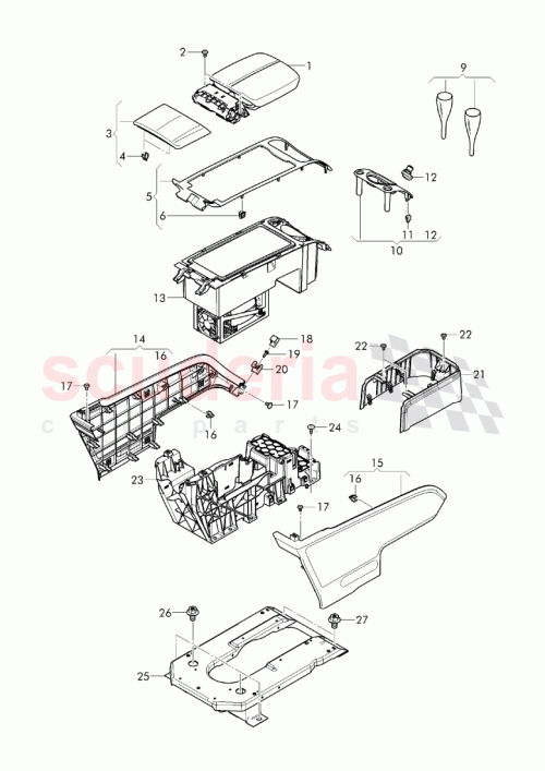 Part Diagram for Bentley 36A 863 242 E