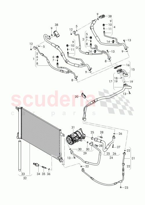 Part Diagram for Bentley 4M0 816 743 BS