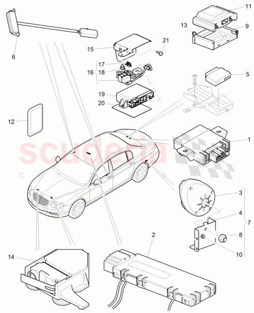Part Diagram for Bentley 3Y0937075B