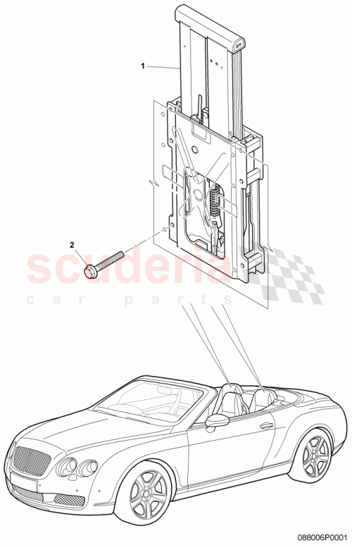 Part Diagram for Bentley N10688301