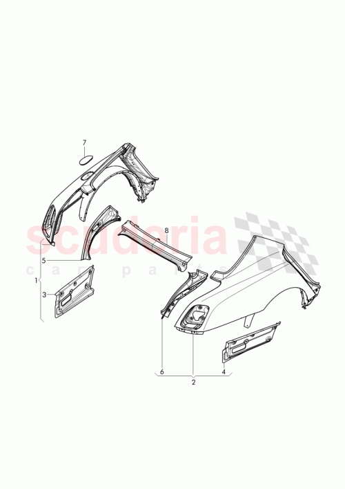 Part Diagram for Bentley 3Y5 814 453 E