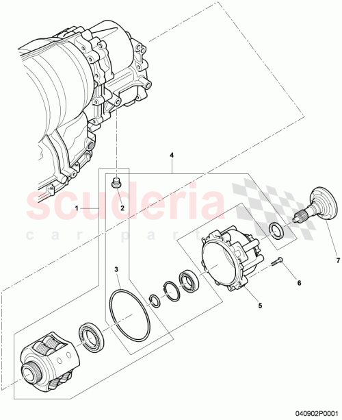 Part Diagram for Bentley 3W0409327