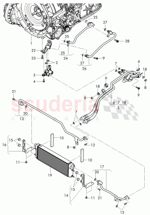 Part Diagram for Bentley 3W0 317 355