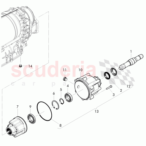 Part Diagram for Bentley 0BL 409 755 D