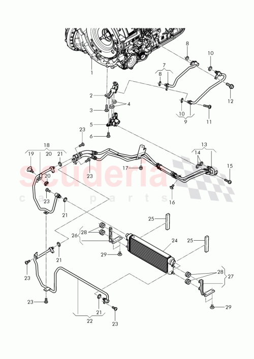 Part Diagram for Bentley 4W0 317 817 B