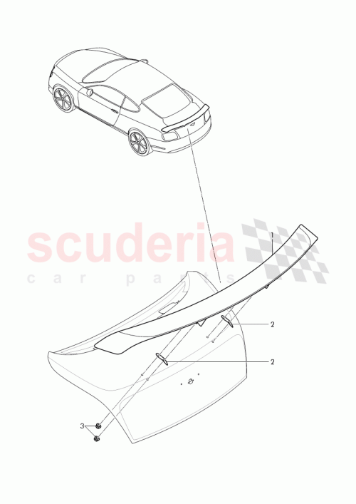 Part Diagram for Bentley 3W8 827 677