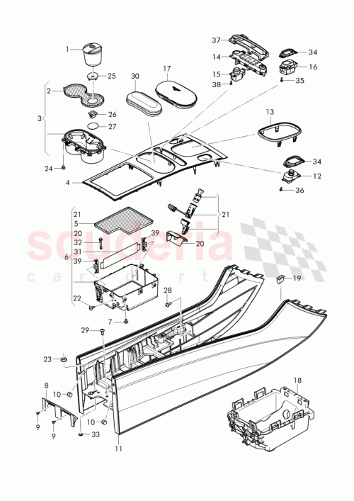 Part Diagram for Bentley 3W3 837 335