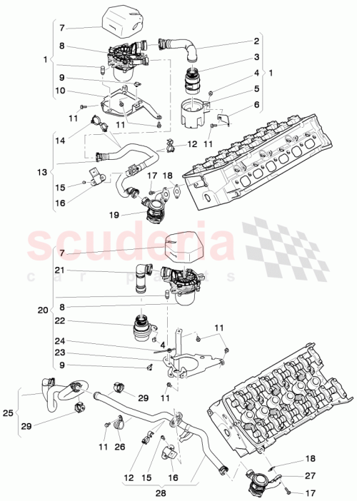 Part Diagram for Bentley 3W0131128T