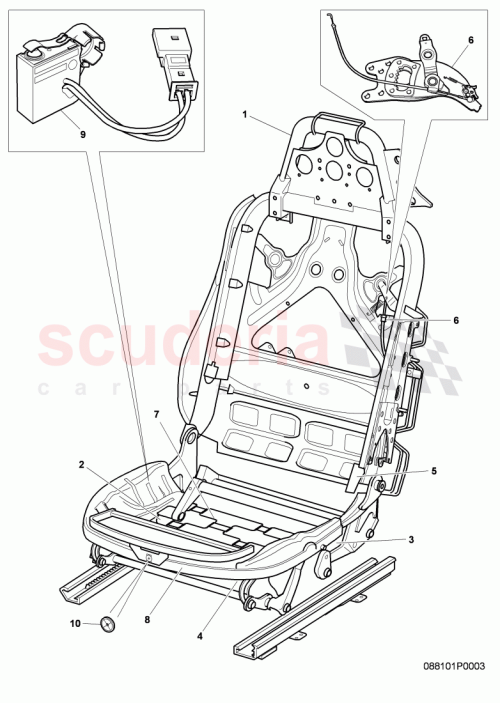 Part Diagram for Bentley 3W3959763
