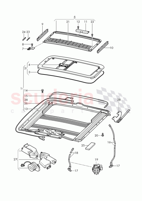 Part Diagram for Bentley 4W0 877 233 A