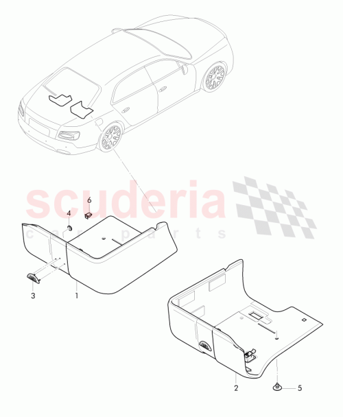 Part Diagram for Bentley 4W0 854 817 C