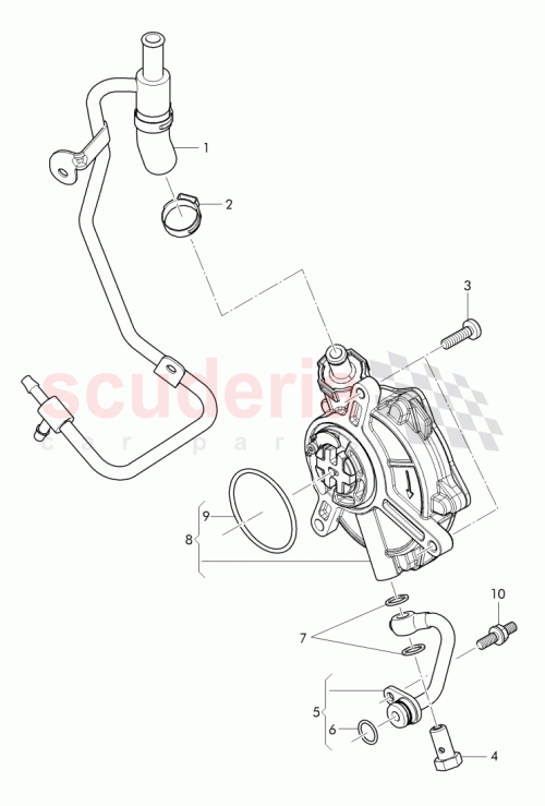 Part Diagram for Bentley 07L 145 100 F