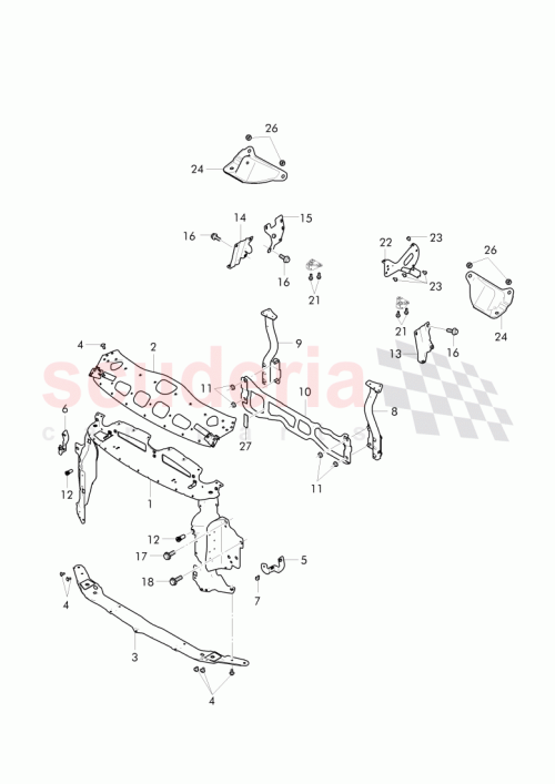 Part Diagram for Bentley 3W0 199 418