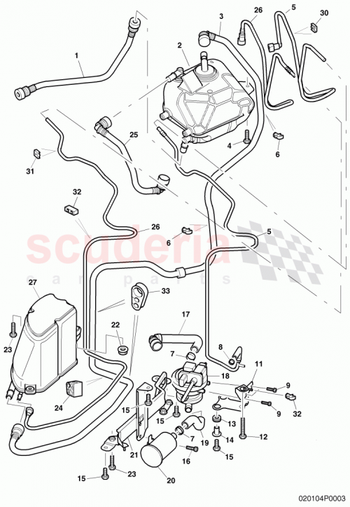 Part Diagram for Bentley 3W0971846C