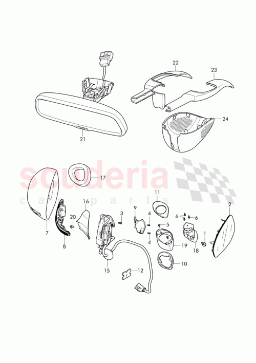 Part Diagram for Bentley 3W3 857 086 D
