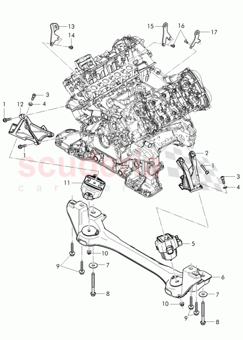 Part Diagram for Bentley 3W0 199 307 J