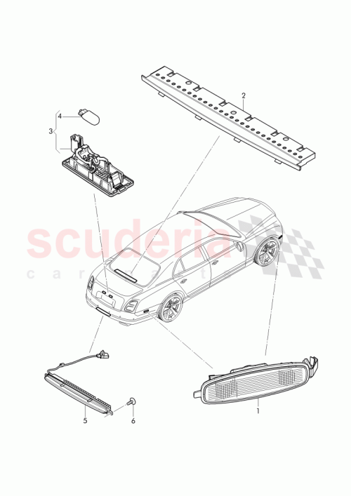Part Diagram for Bentley 3Y0 945 072 B