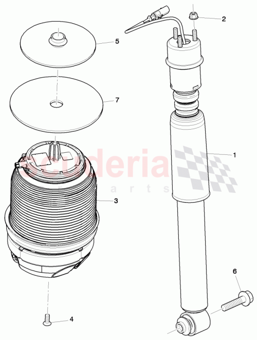 Part Diagram for Bentley 3Y5 513 029 L