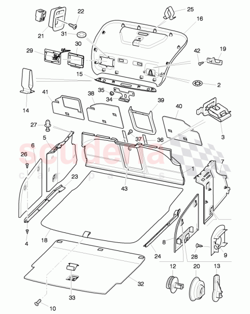 Part Diagram for Bentley 3D5863524A