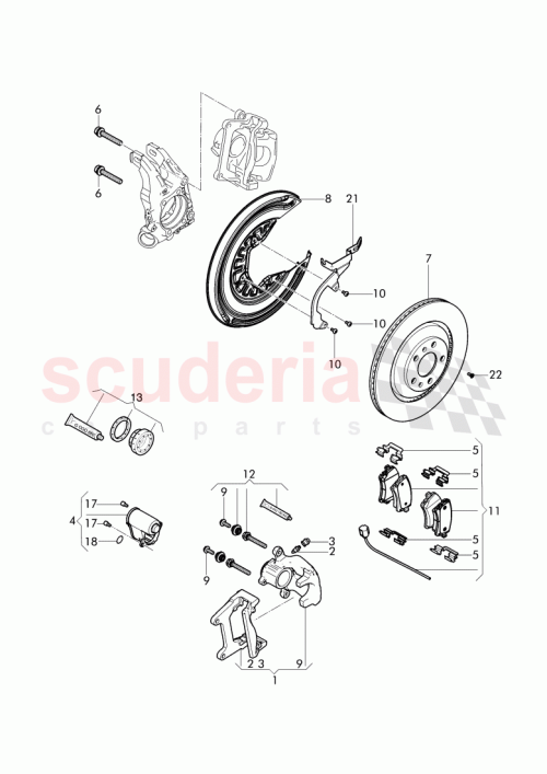 Part Diagram for Bentley 3W0 698 451 L