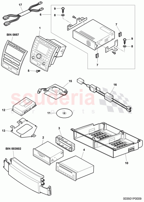 Part Diagram for Bentley 8E0 035 593 F
