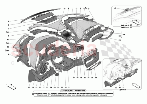 Part Diagram for Ferrari 55073851