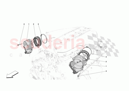 Part Diagram for Ferrari 987201