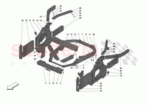 Part Diagram for Ferrari 284430