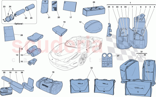Part Diagram for Ferrari 287593