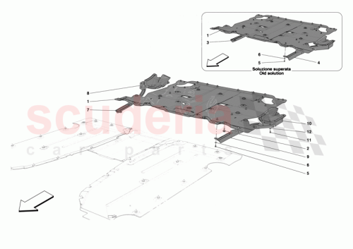 Part Diagram for Ferrari 55046081