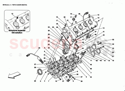Part Diagram for Ferrari 173541