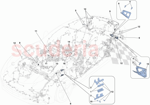 Part Diagram for Ferrari 275483