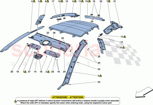 Part Diagram for Ferrari 89236700