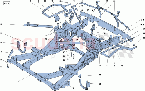 Part Diagram for Ferrari 985321394