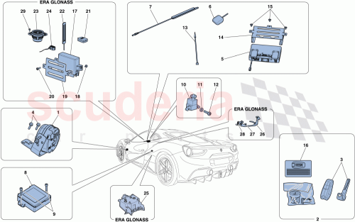 Part Diagram for Ferrari 332824
