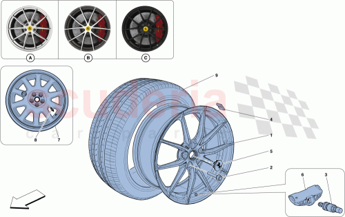 Part Diagram for Ferrari 323894