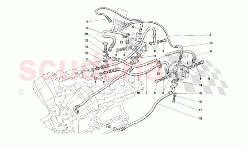Part Diagram for Ferrari 134556