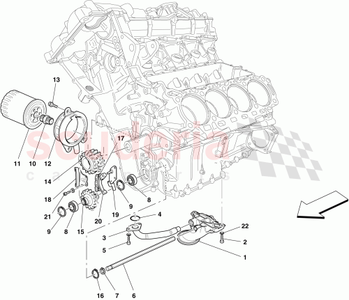 Part Diagram for Ferrari 11066176
