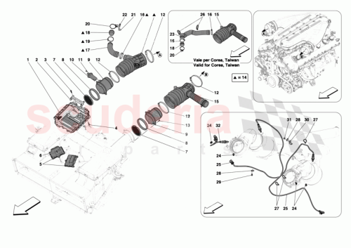 Part Diagram for Ferrari 55042476