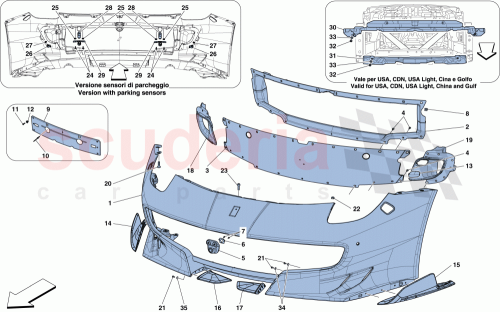 Part Diagram for Ferrari 87449200