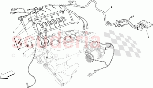 Part Diagram for Ferrari 240842