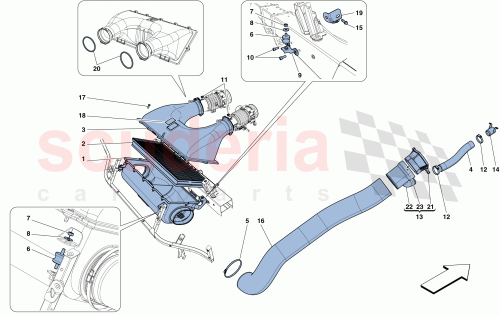 Part Diagram for Ferrari 301033