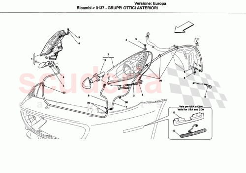 Part Diagram for Ferrari 258119
