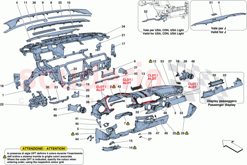 Part Diagram for Ferrari 87887100