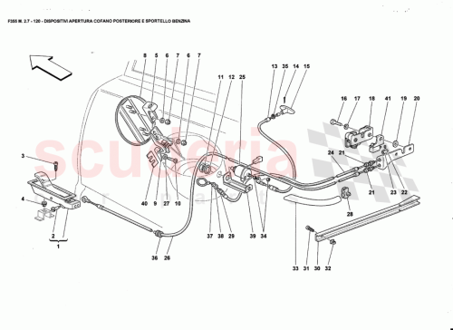 Part Diagram for Ferrari 65424200